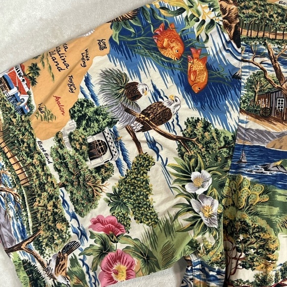 Reyn Spooner Large Classic Short Sleeve Button Front Hawaii Shirt Tiki Bowling - Picture 5 of 11